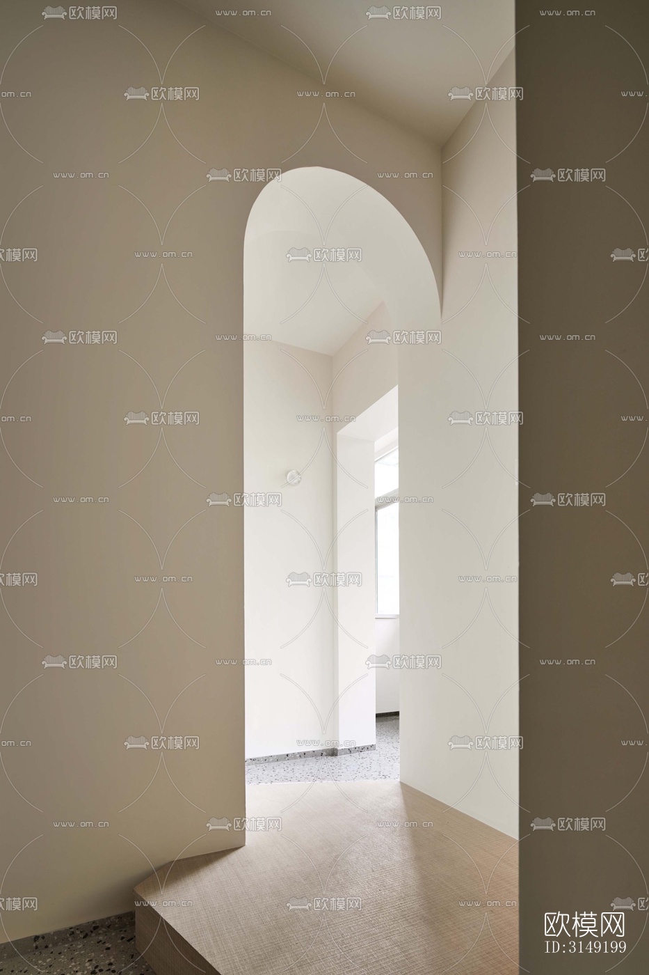 现代平层效果图下载（渲染图12）