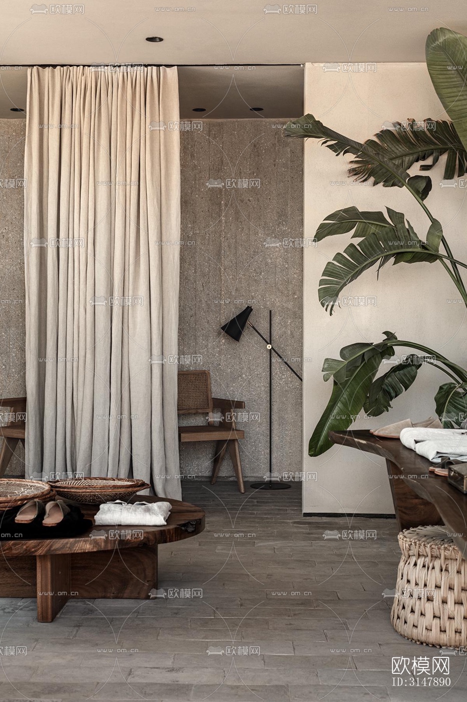 东南亚酒店民宿效果图下载（渲染图5）