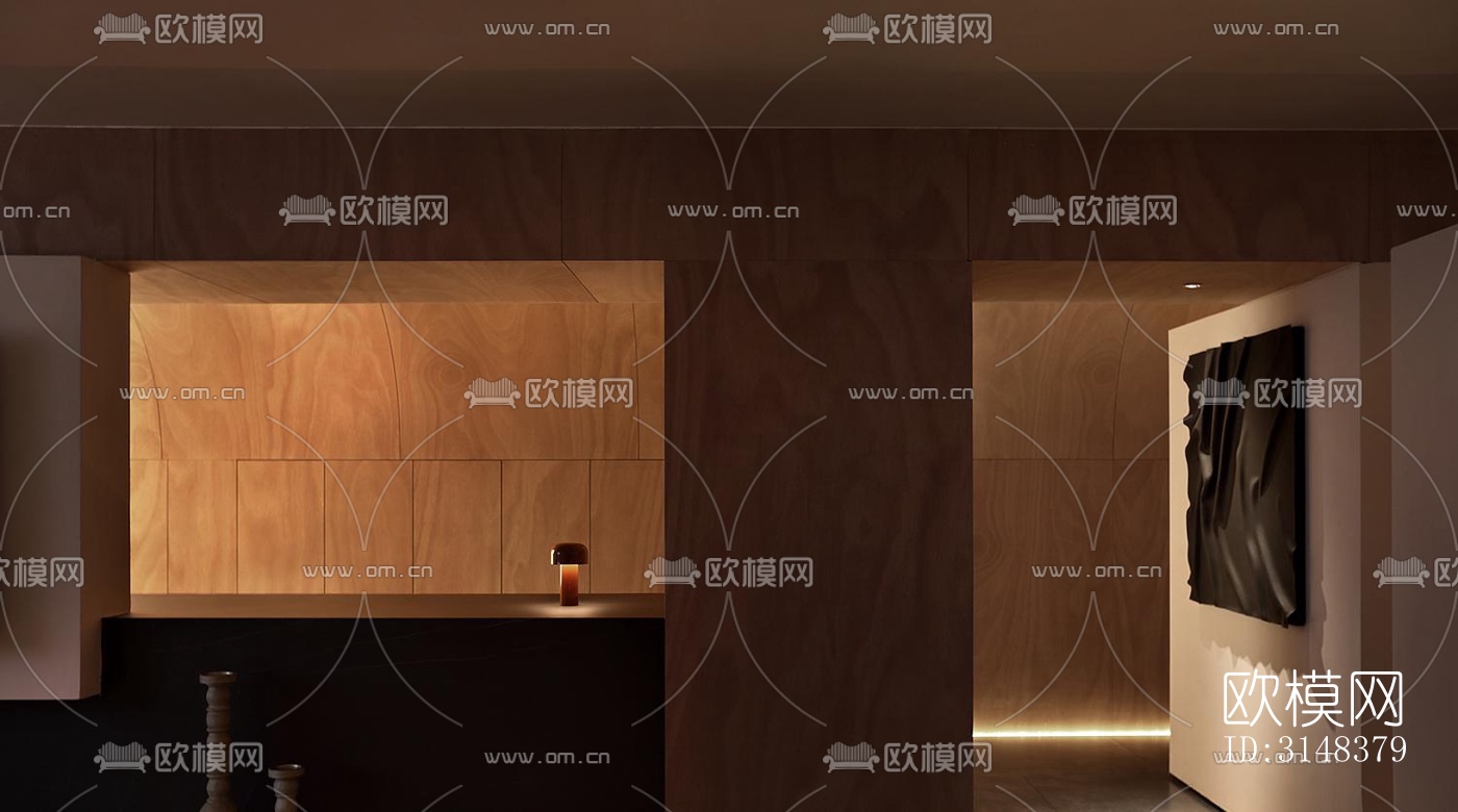 侘寂养生会所效果图下载（渲染图11）