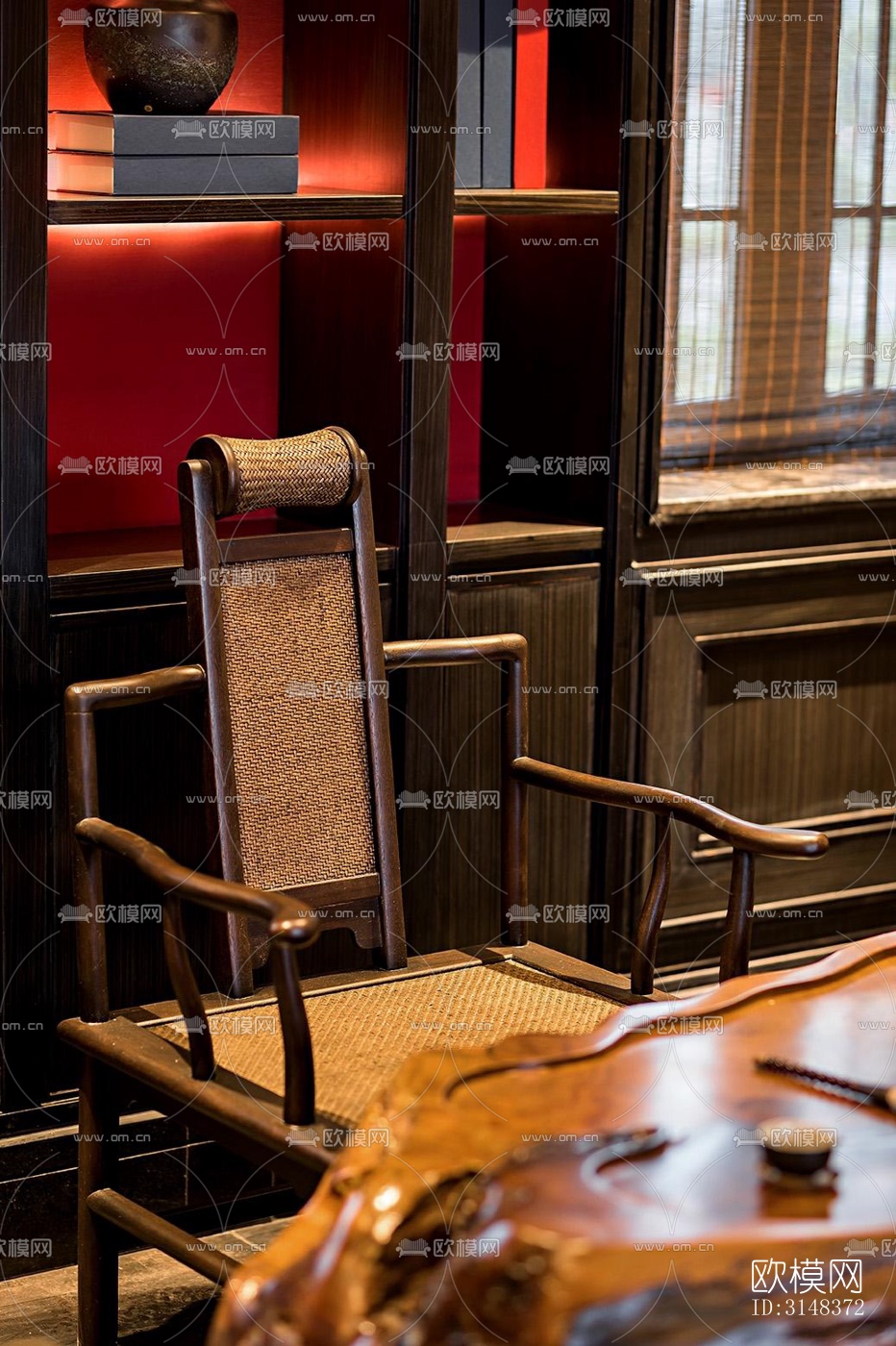 中式养生会所效果图下载（渲染图7）