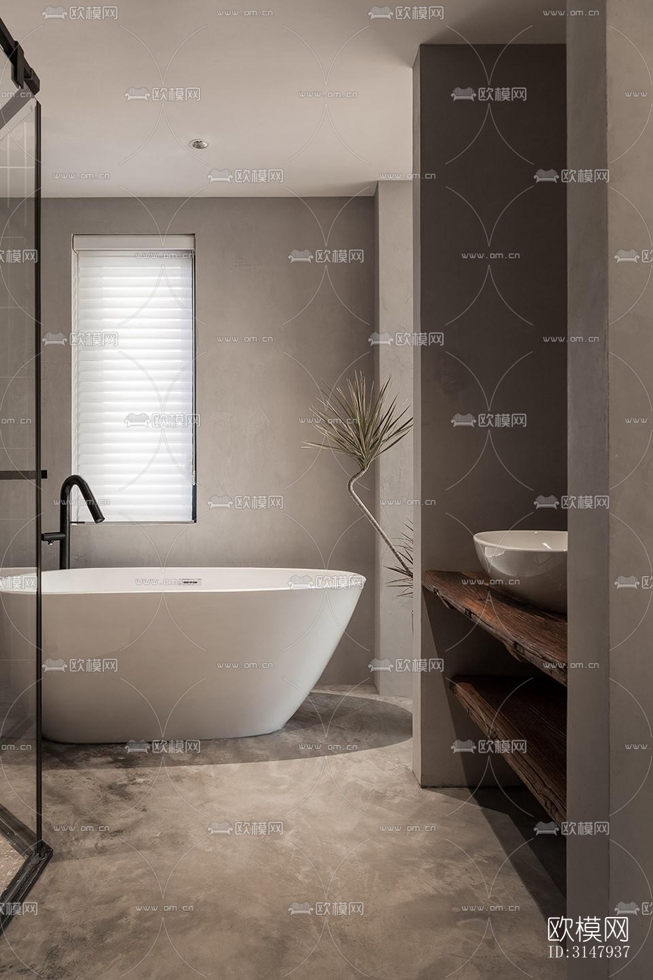 侘寂酒店民宿效果图下载（渲染图11）