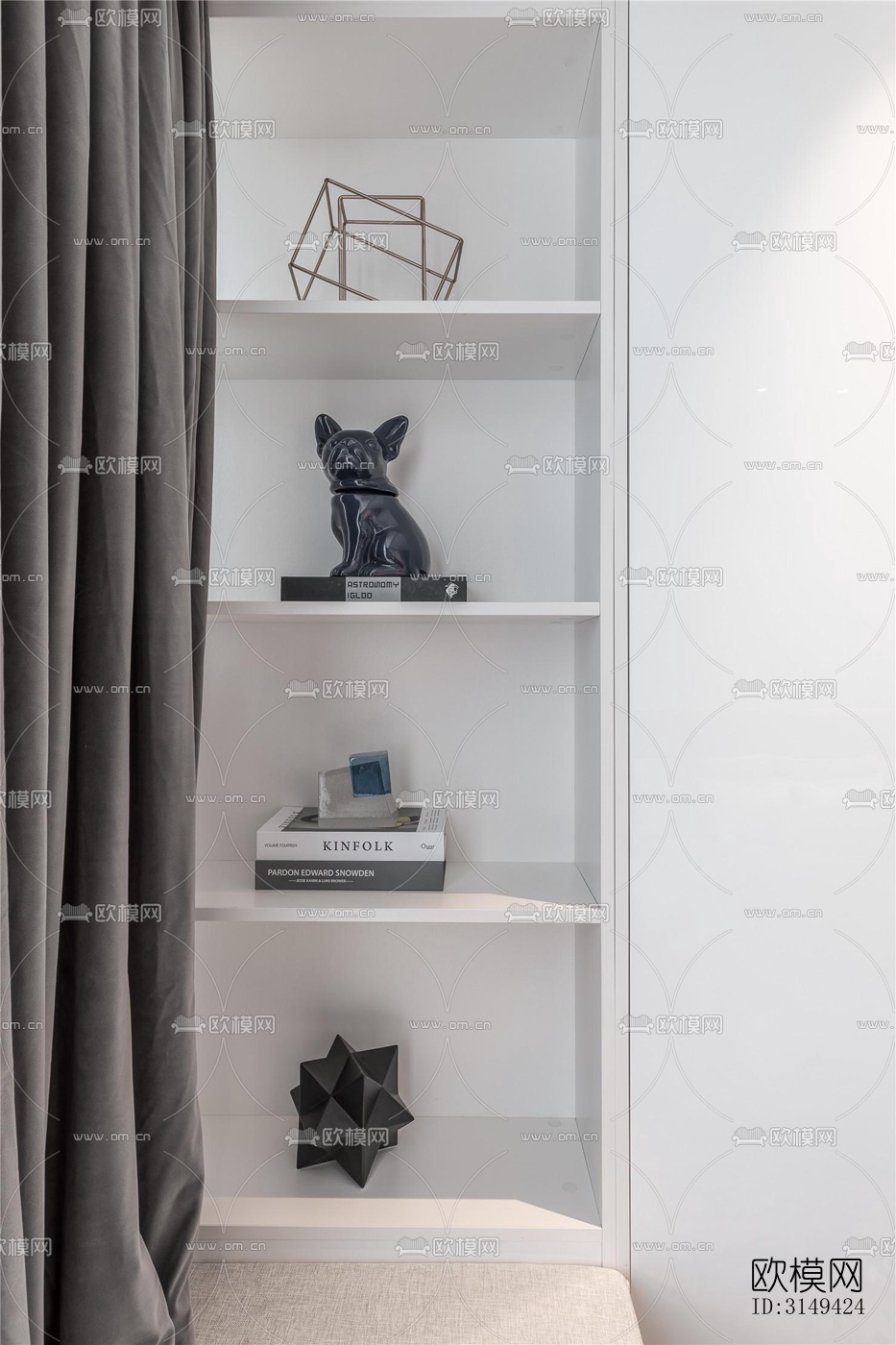 现代平层效果图下载（渲染图17）