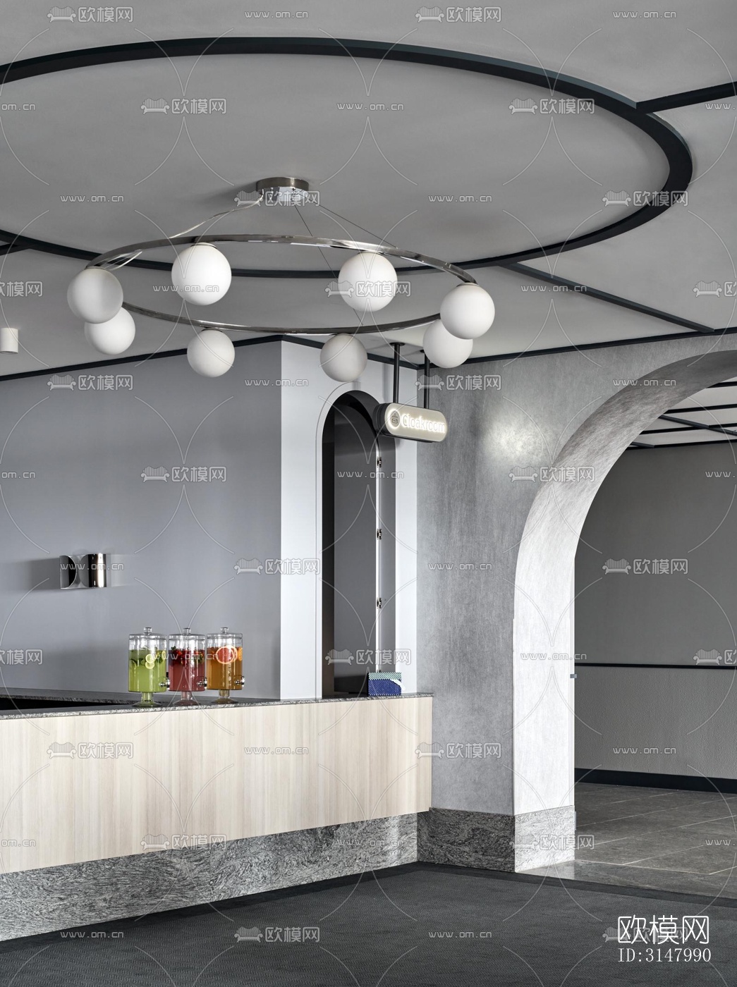 北欧酒店民宿效果图下载（渲染图6）