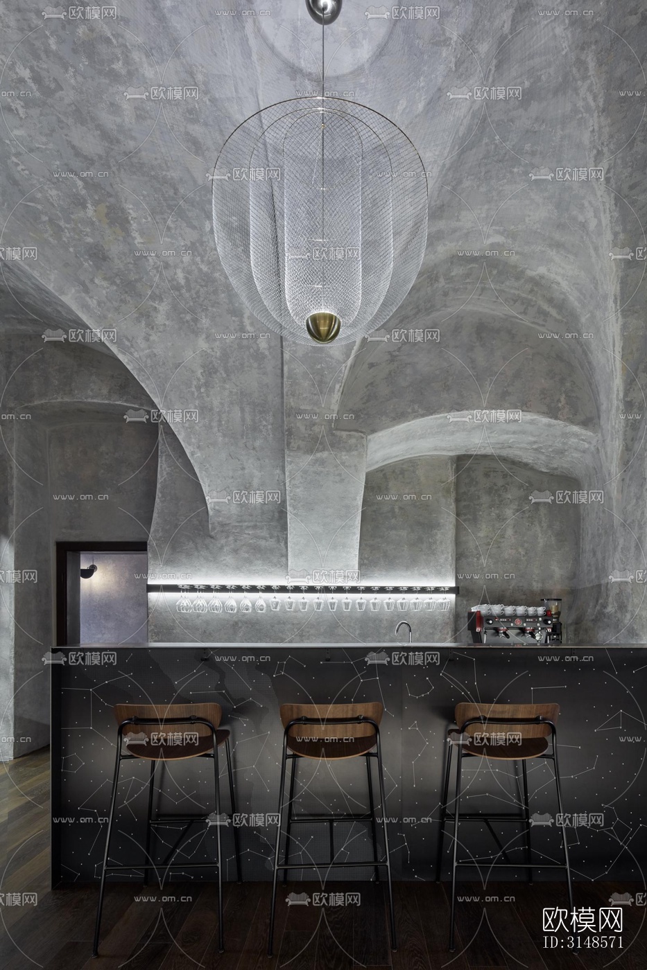 工业风酒吧效果图下载（渲染图15）