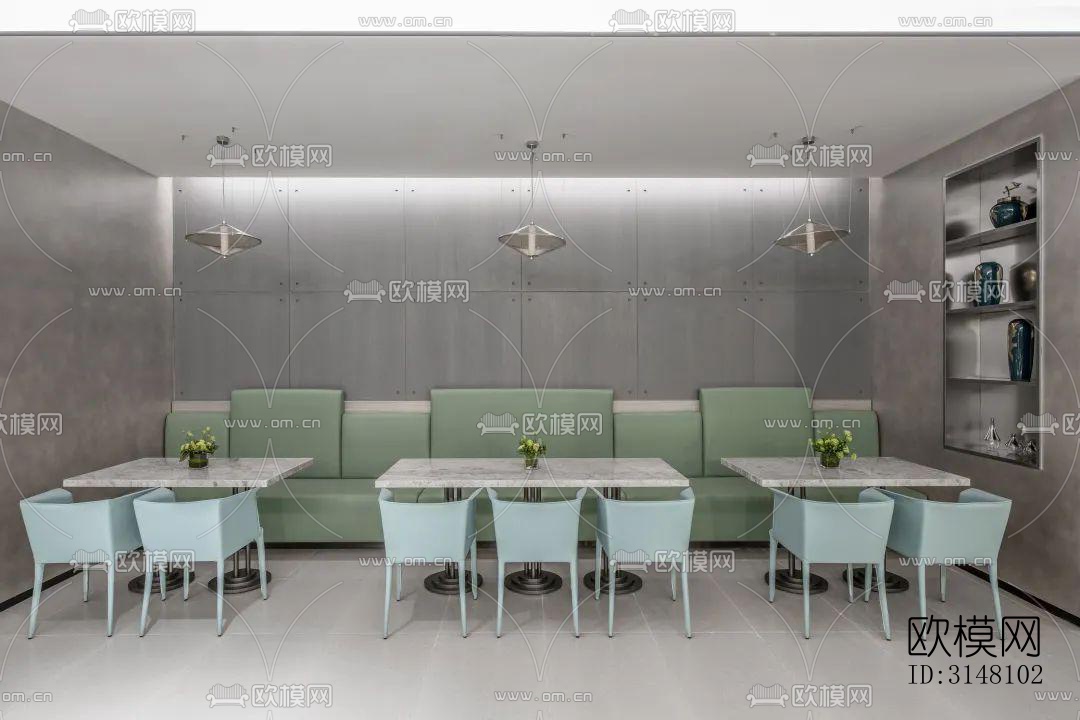 现代酒店民宿效果图下载（渲染图13）