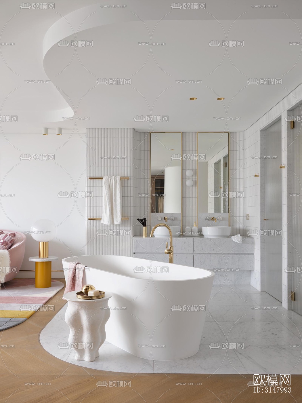 北欧酒店民宿效果图下载（渲染图11）