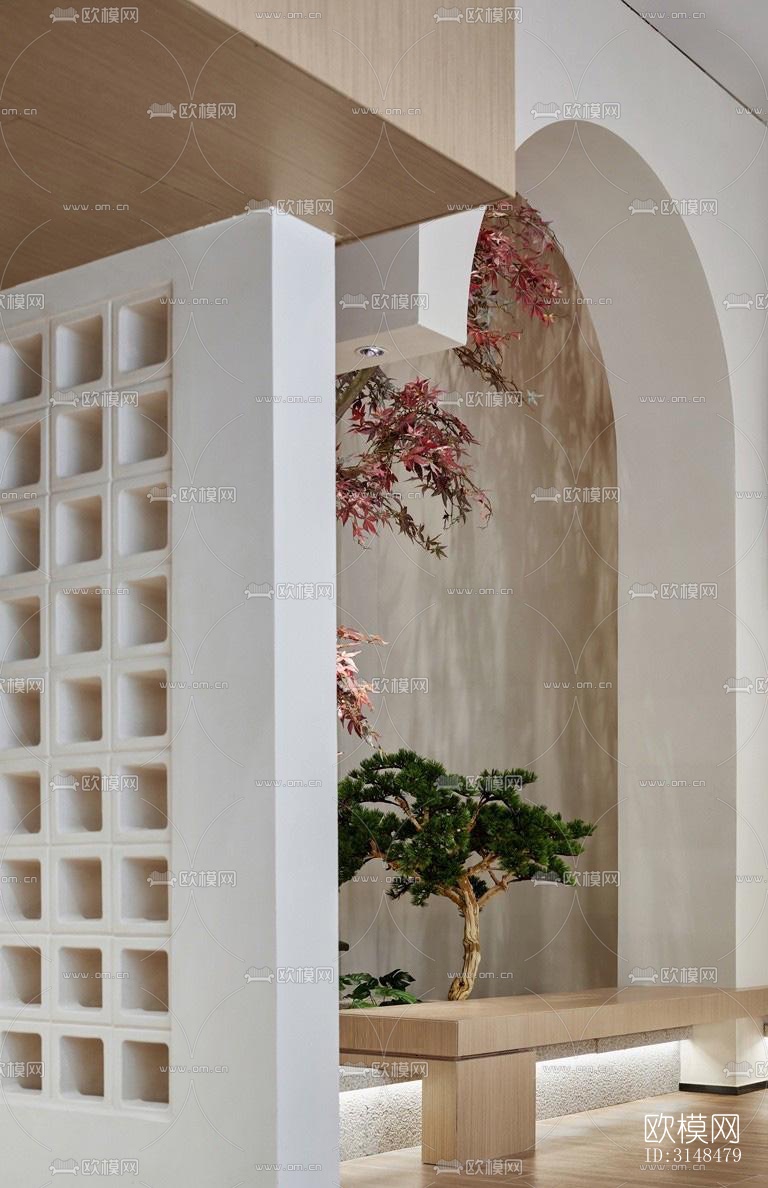 侘寂美容院效果图下载（渲染图17）