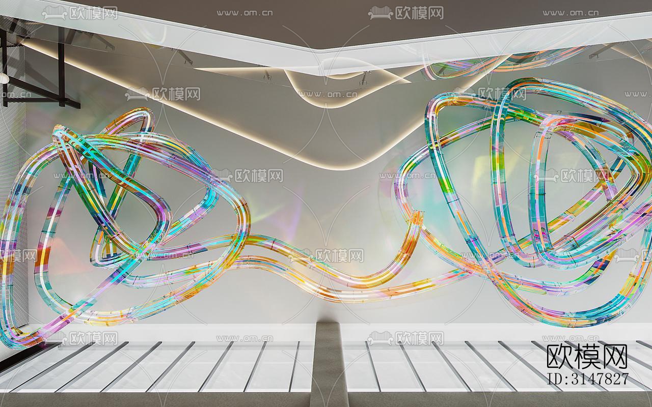 现代售楼处效果图下载（渲染图12）