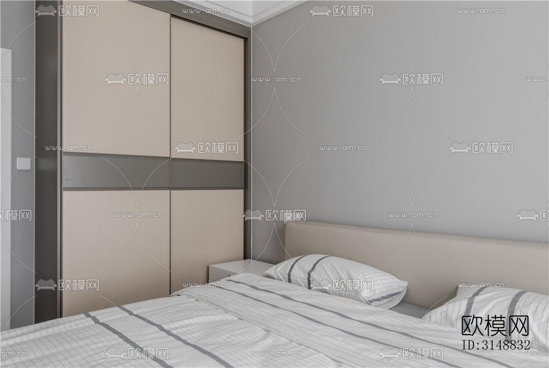 北欧平层效果图下载（渲染图19）