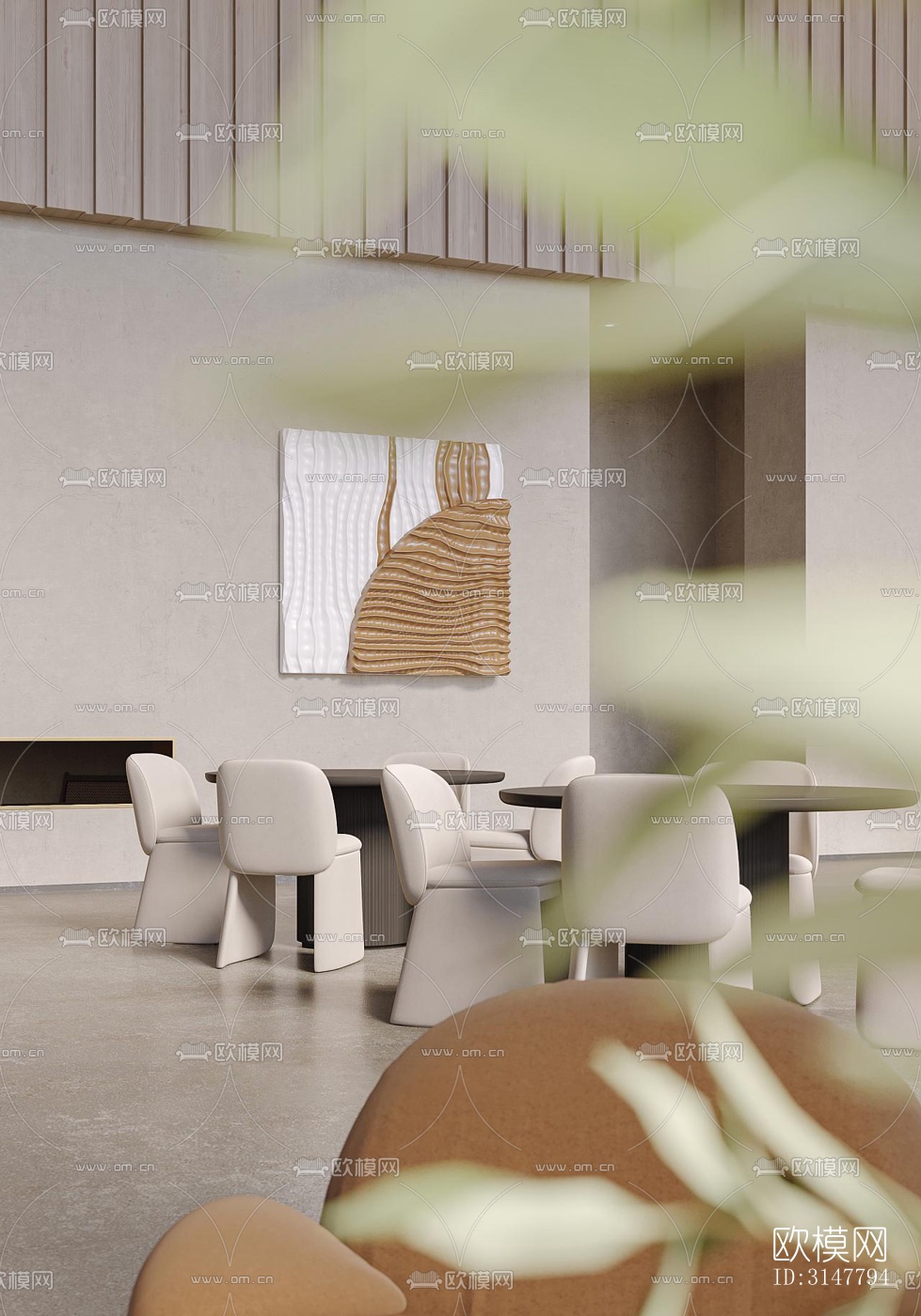 侘寂售楼处效果图下载（渲染图8）