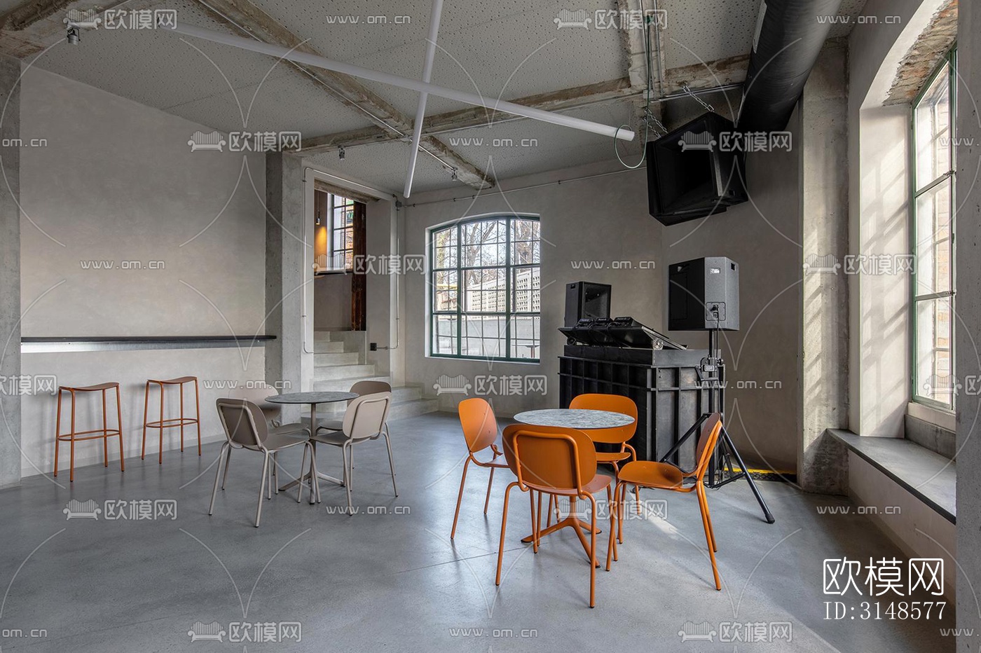 工业风酒吧效果图下载（渲染图6）