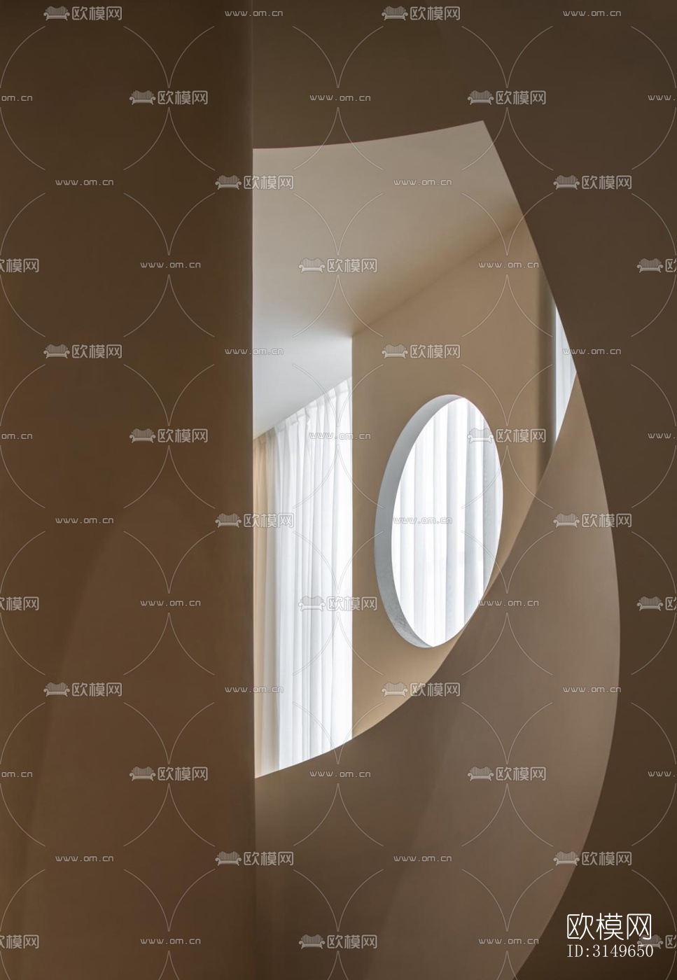 侘寂健身房效果图下载（渲染图3）