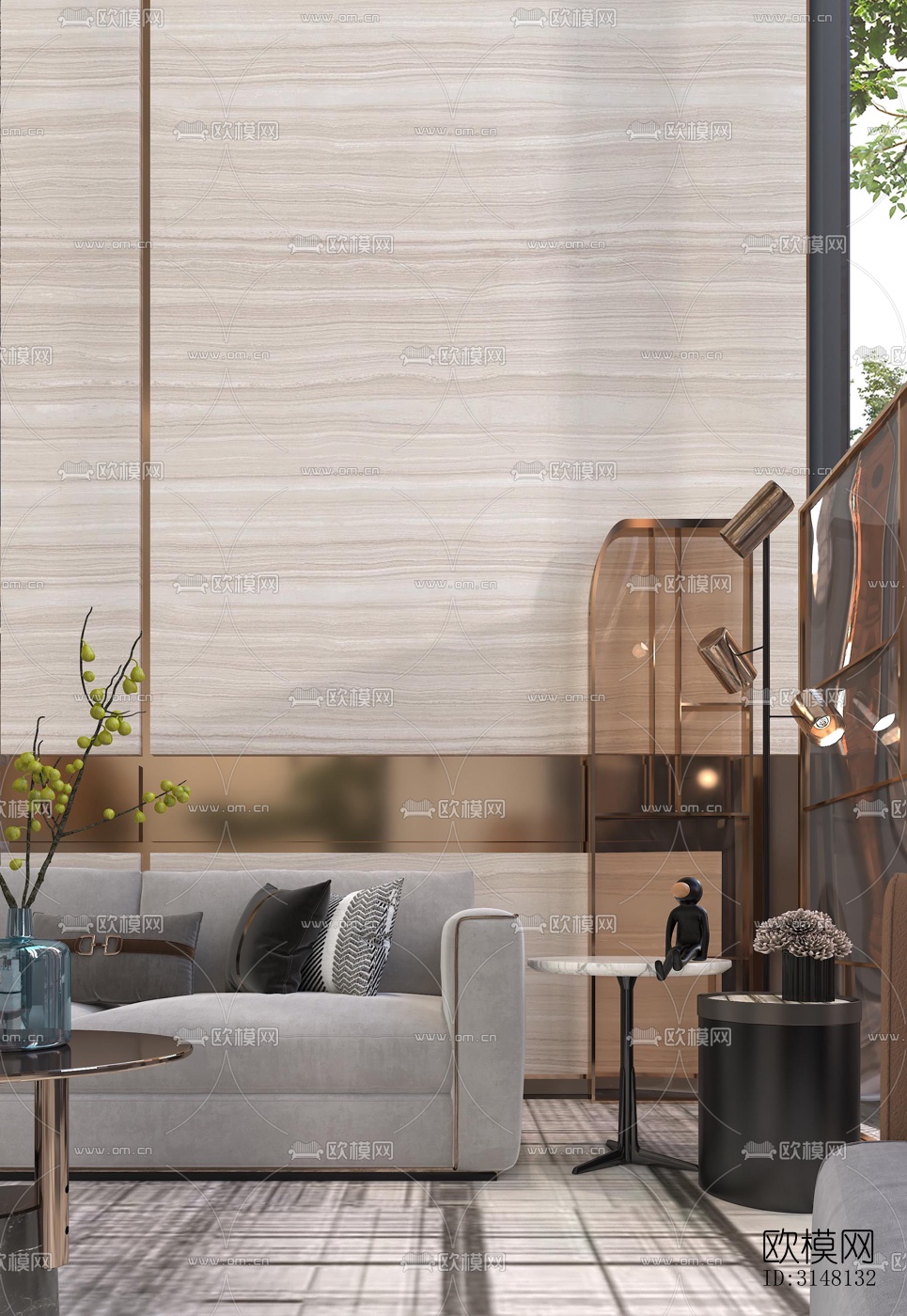 现代酒店民宿效果图下载（渲染图8）