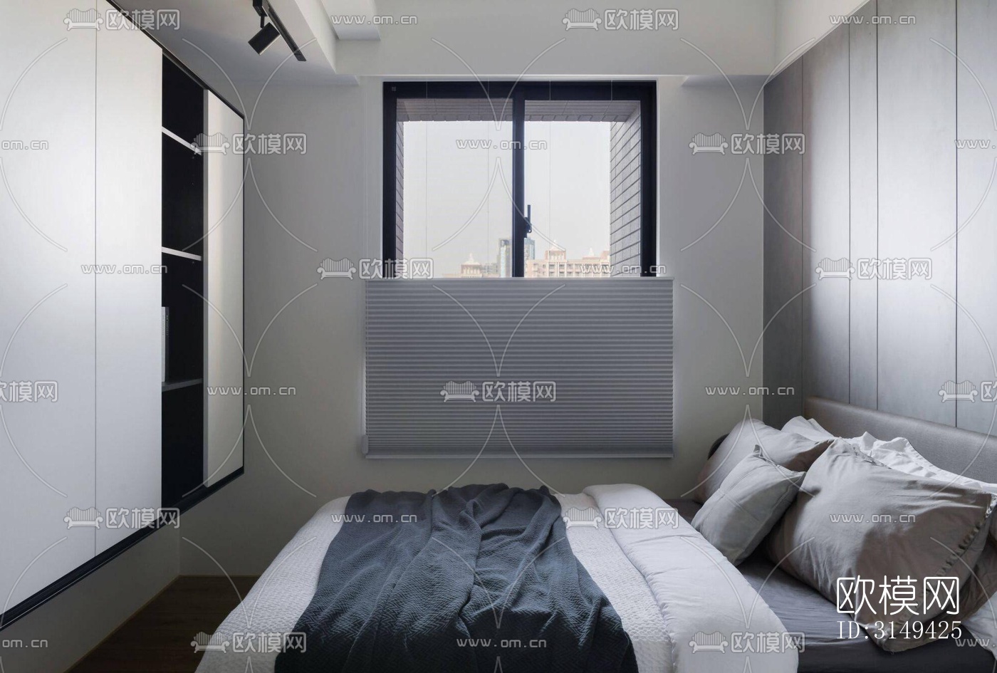 现代平层效果图下载（渲染图19）