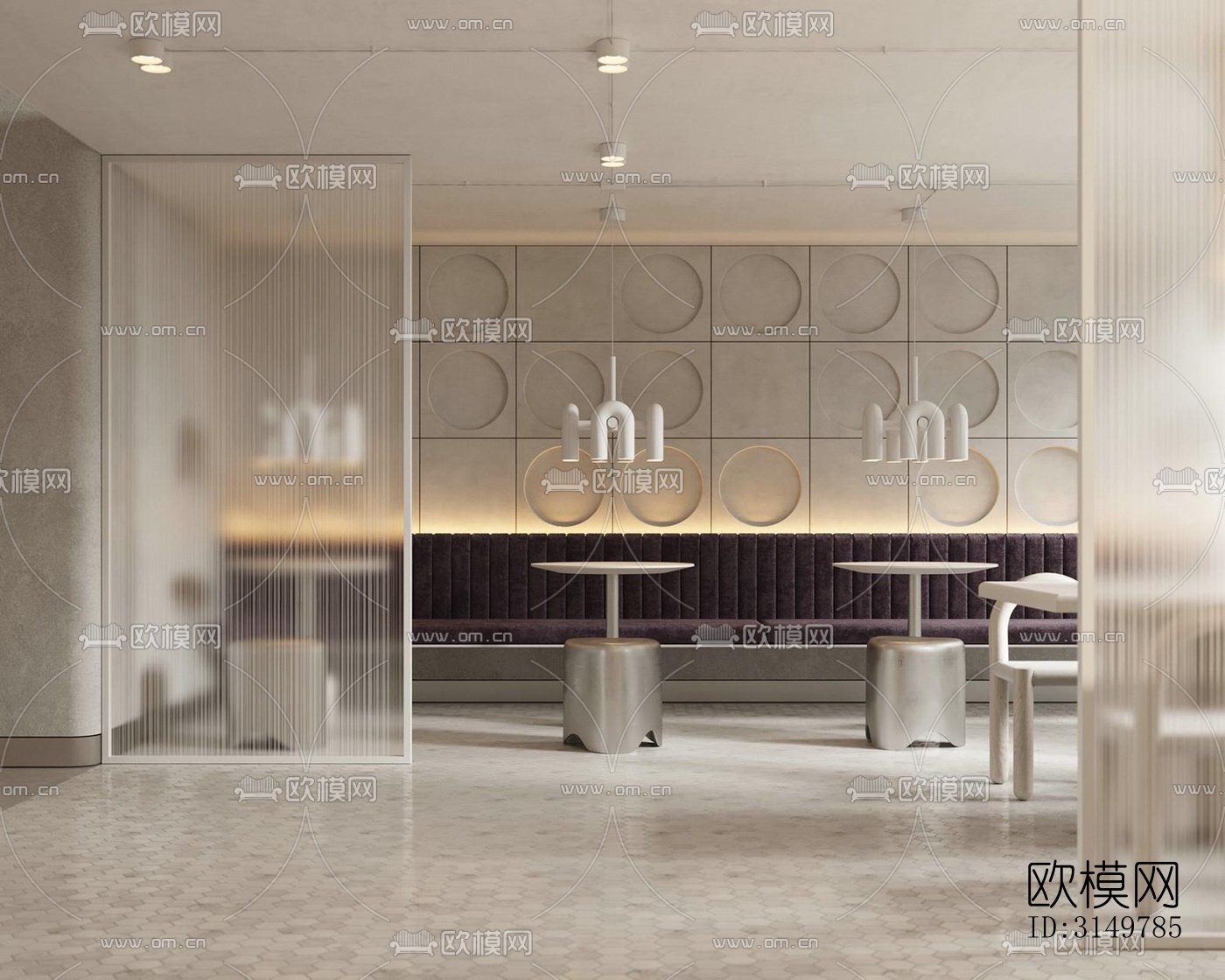 奶油风咖啡奶茶效果图下载（渲染图6）