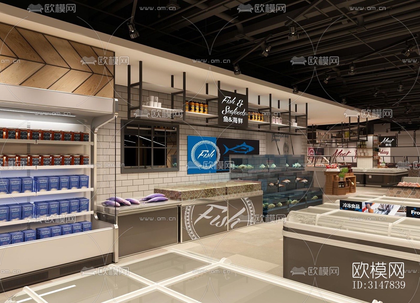 现代商业综合体效果图下载（渲染图15）