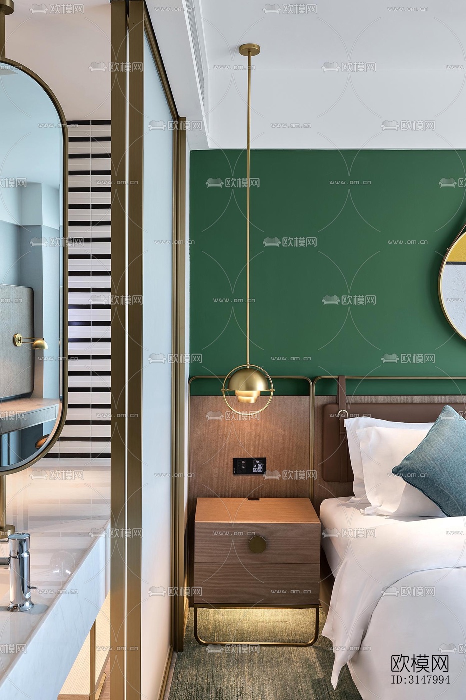 北欧酒店民宿效果图下载（渲染图4）