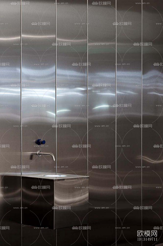高级灰健身房效果图下载（渲染图7）