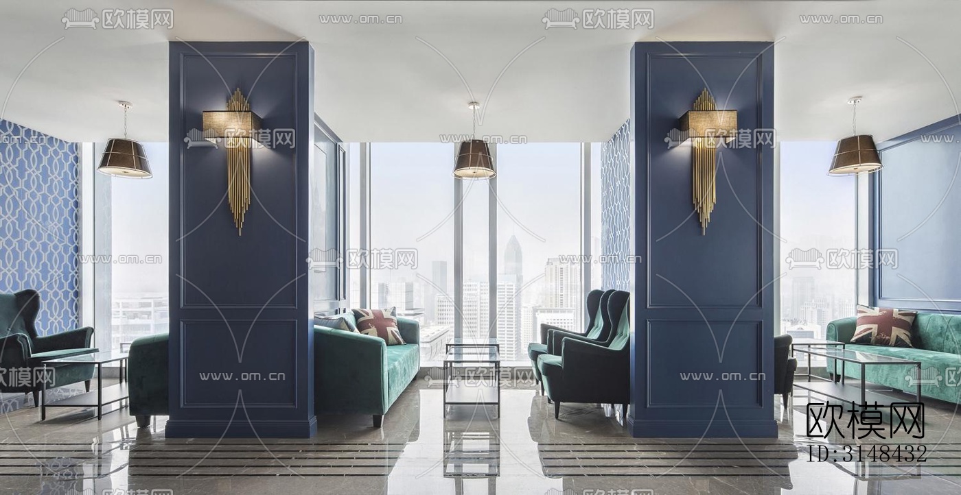 欧式养生会所效果图下载（渲染图4）