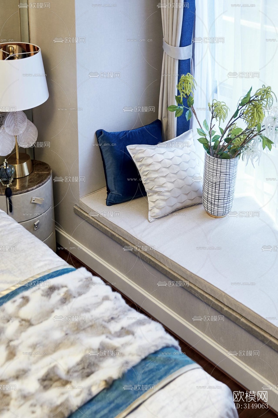 欧式平层效果图下载（渲染图15）