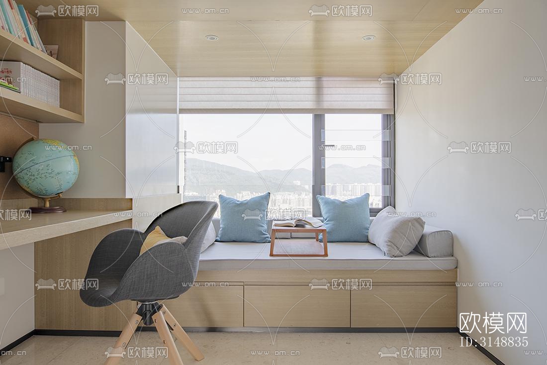 北欧平层效果图下载（渲染图7）