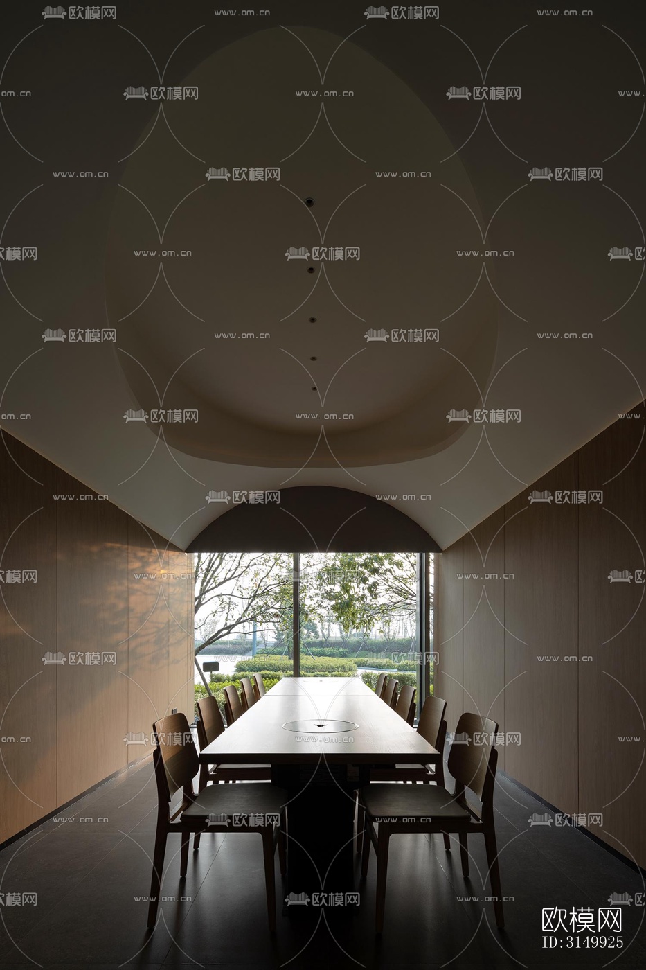 现代火锅烤肉效果图下载（渲染图13）