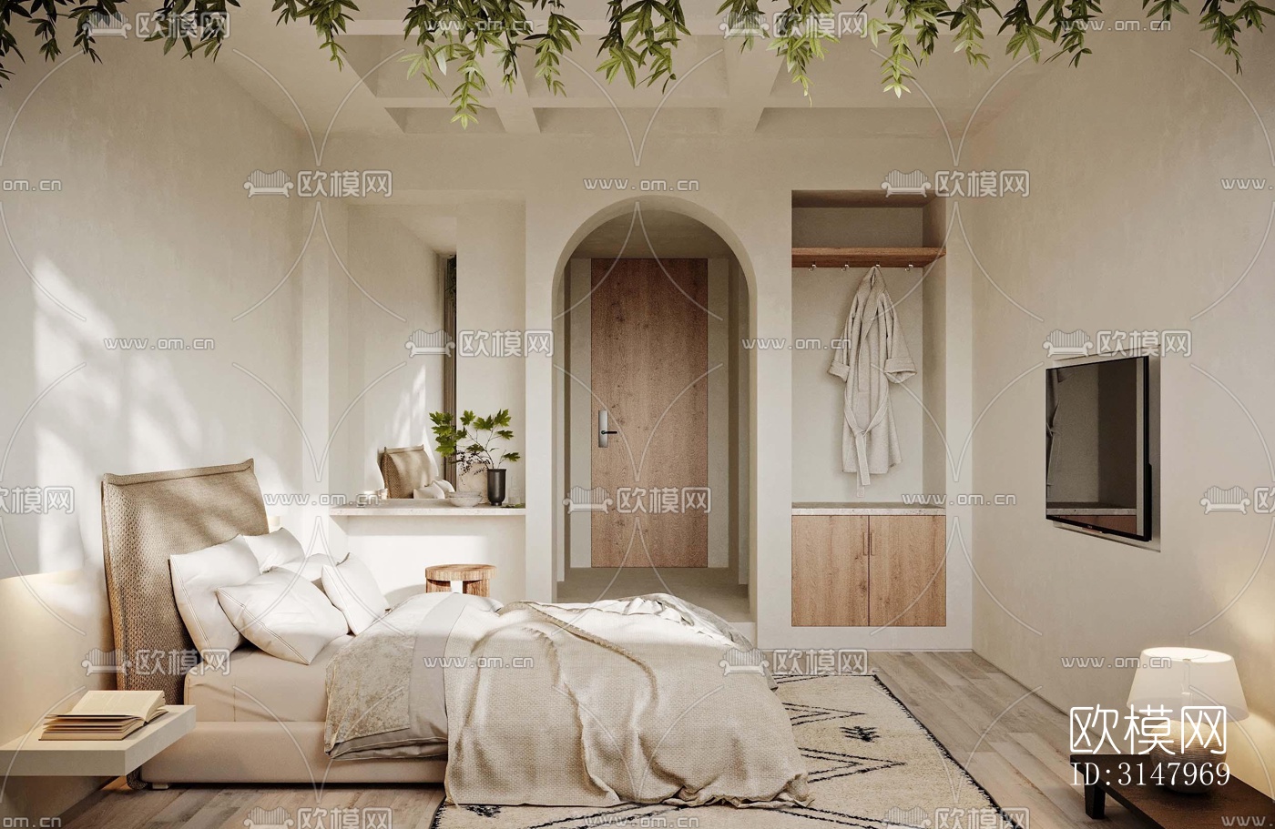 侘寂酒店民宿效果图下载（渲染图7）