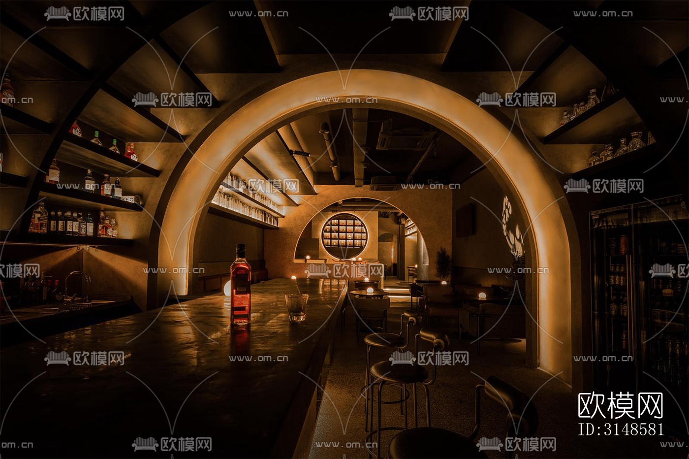 工业风酒吧效果图下载（渲染图8）