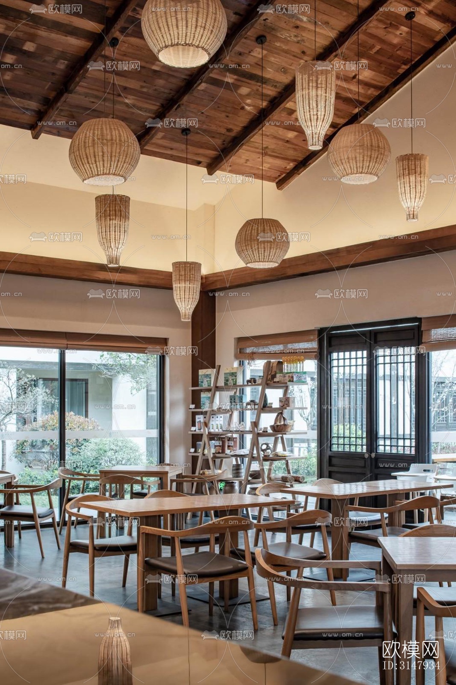 侘寂酒店民宿效果图下载（渲染图2）