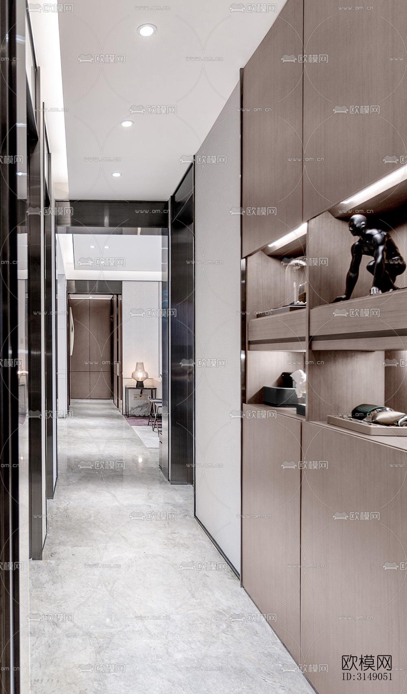 欧式平层效果图下载（渲染图17）