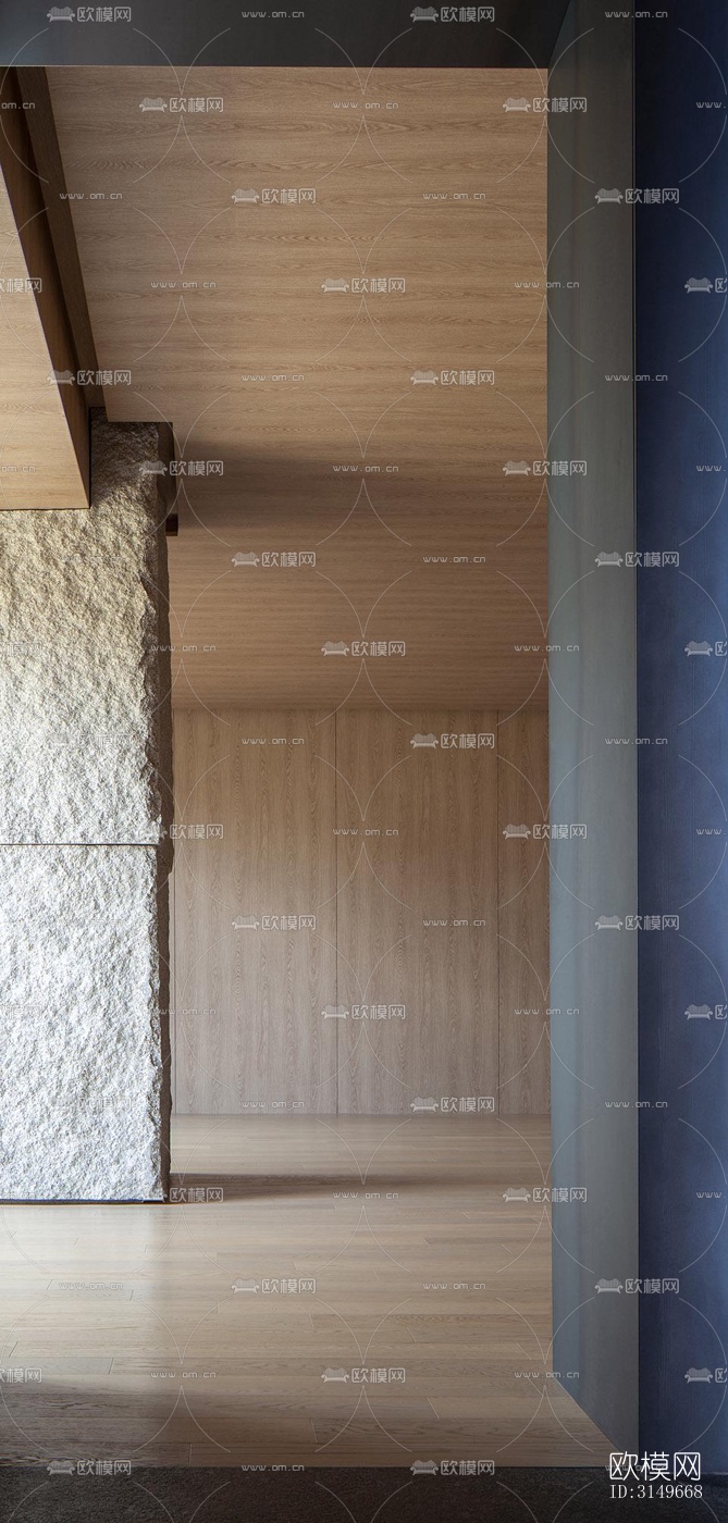 原木风健身房效果图下载（渲染图1）