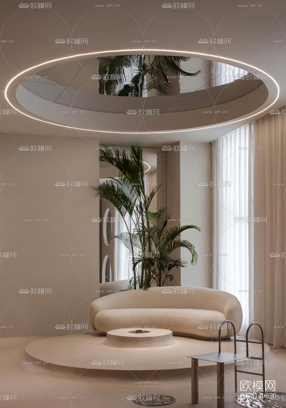 侘寂健身房效果图下载（渲染图15）