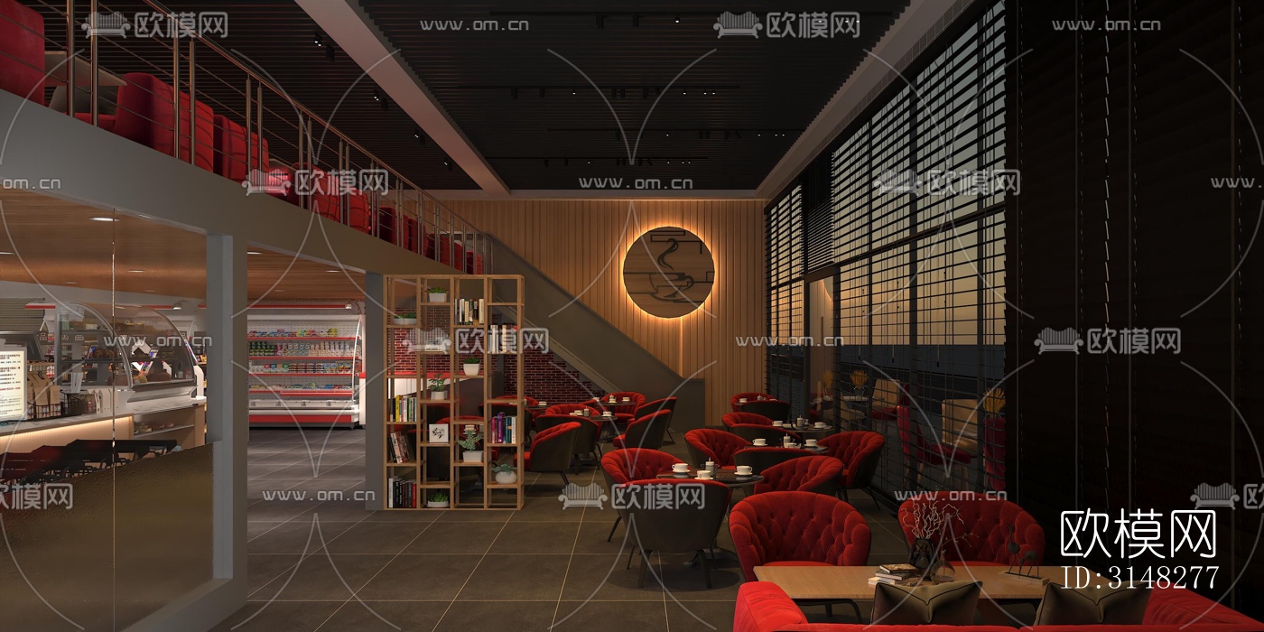 现代零售店铺效果图下载（渲染图1）