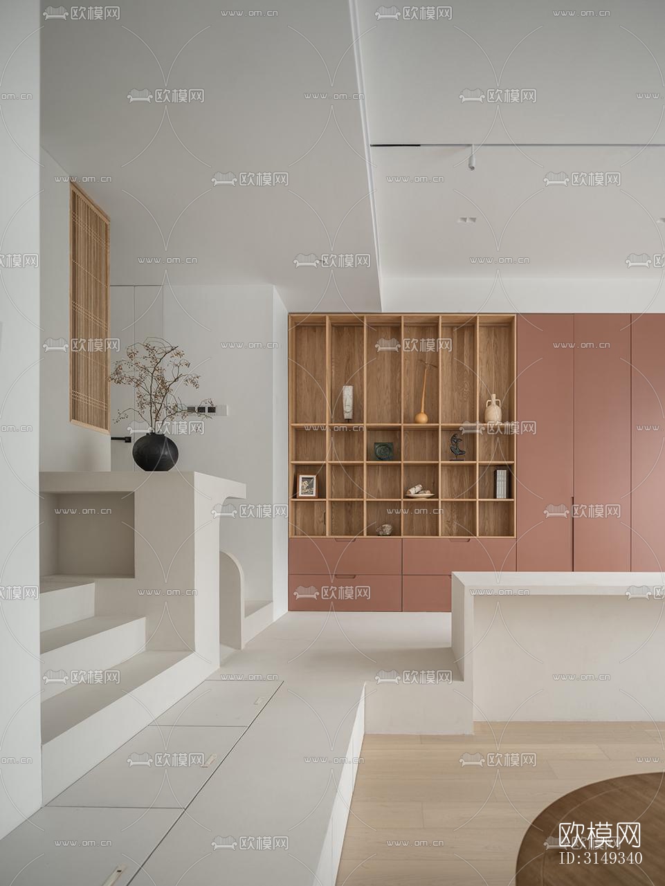 现代平层效果图下载（渲染图16）