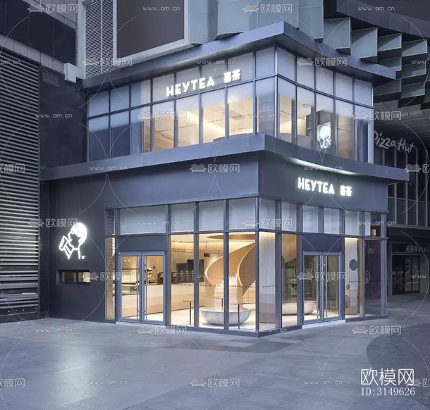 現(xiàn)代商業(yè)建筑效果圖下載(渲染圖4)