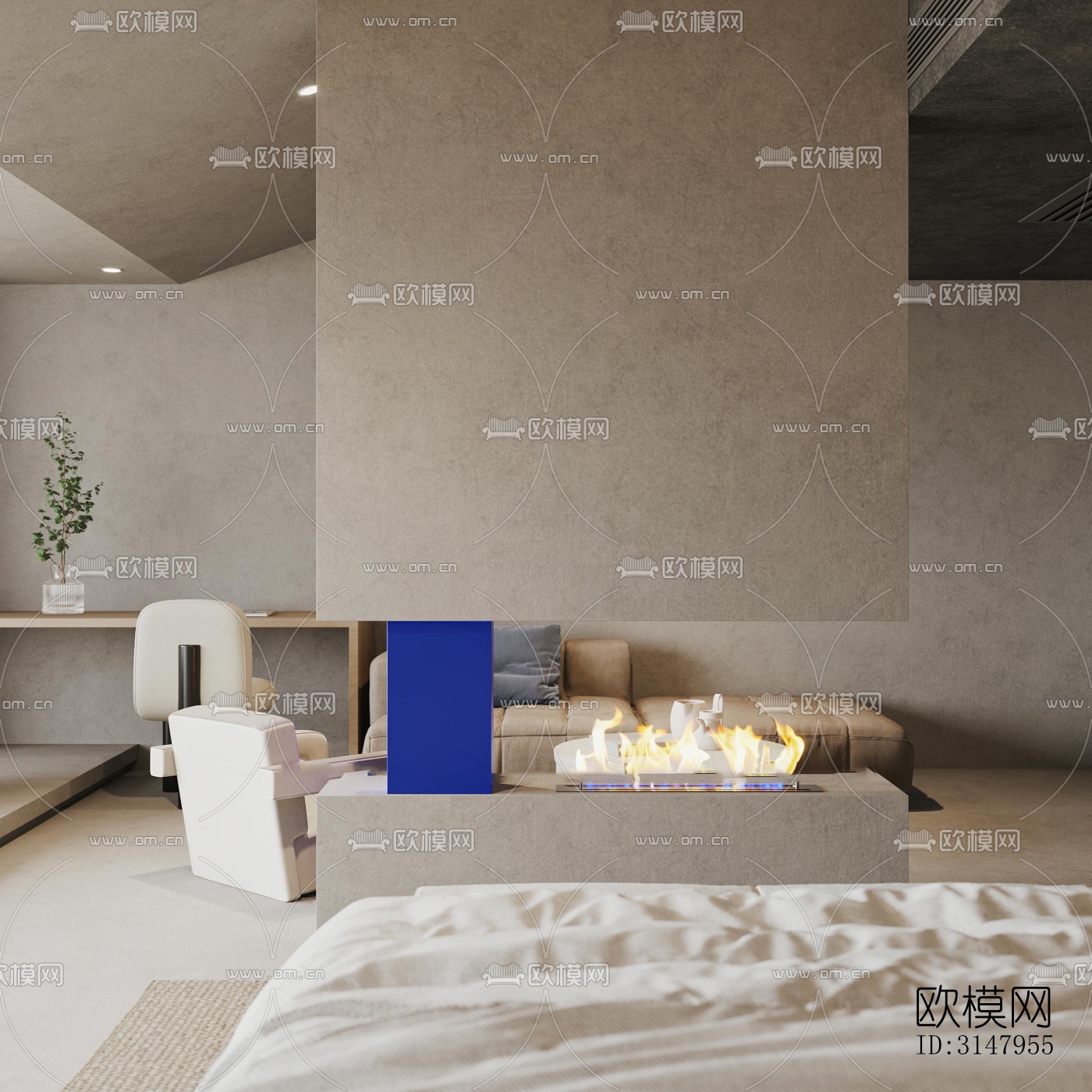 侘寂酒店民宿效果图下载（渲染图17）