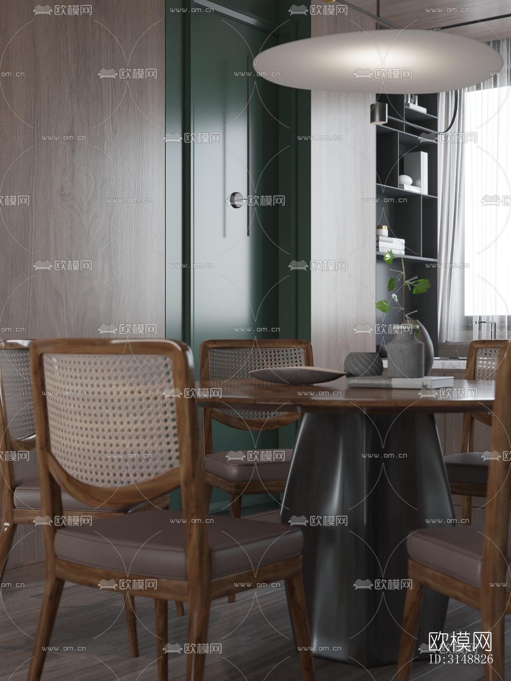 北欧平层效果图下载（渲染图3）