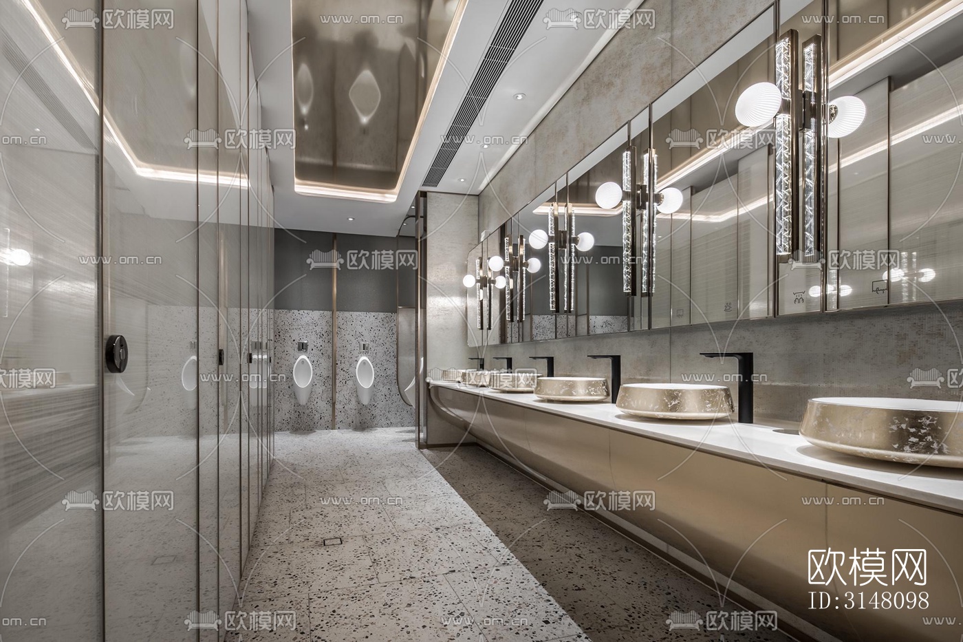 现代酒店民宿效果图下载（渲染图16）