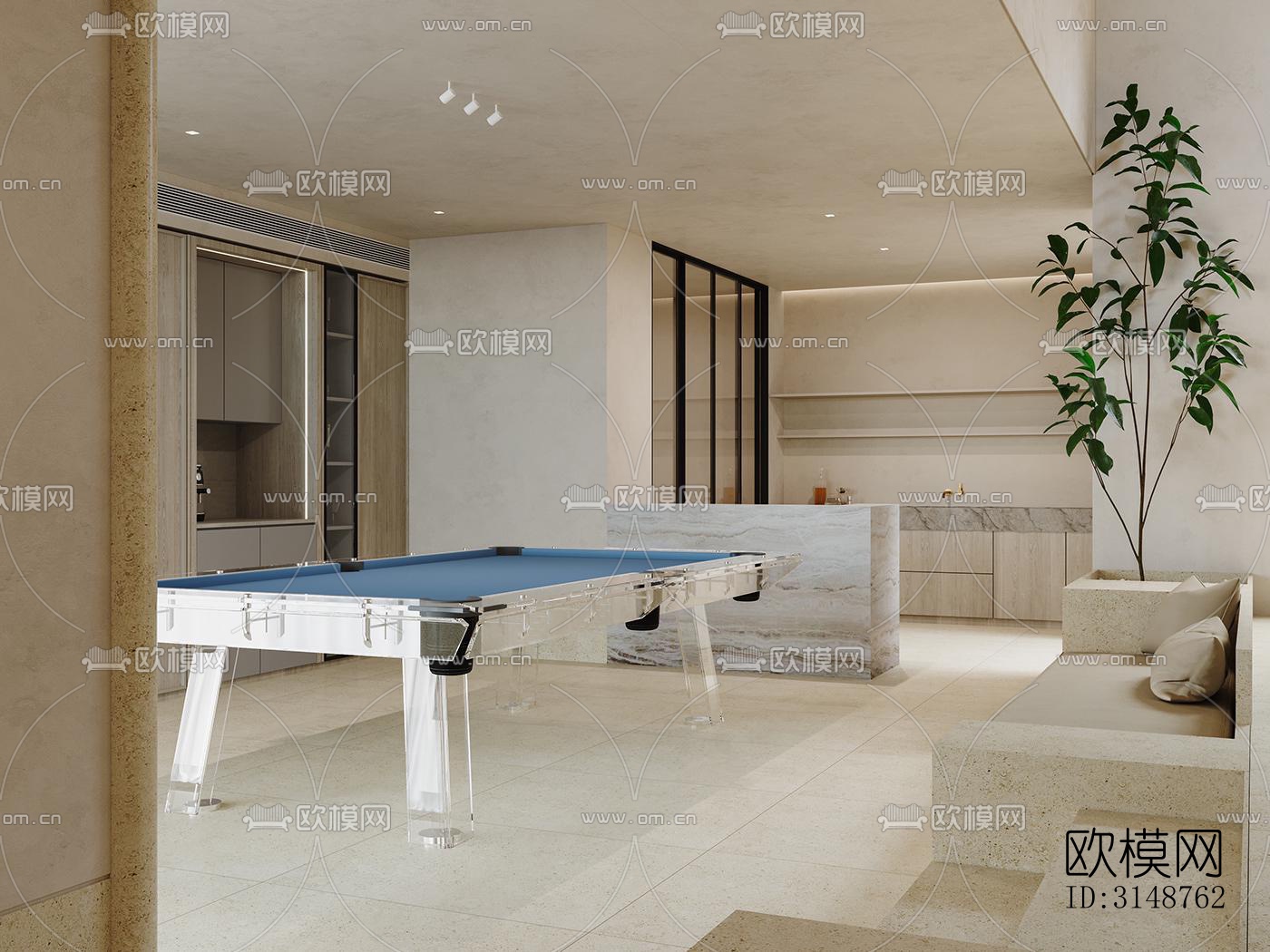 侘寂平层效果图下载（渲染图18）