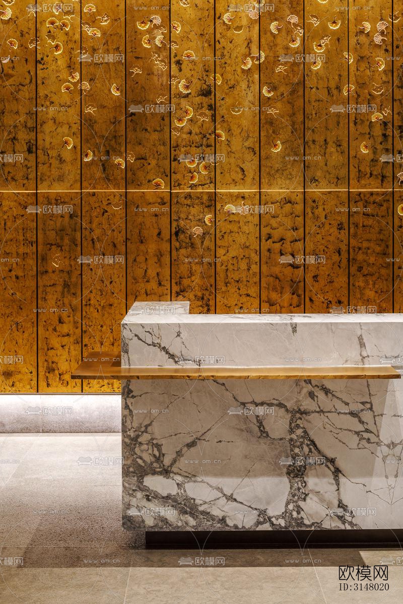 新中式酒店民宿效果图下载（渲染图19）