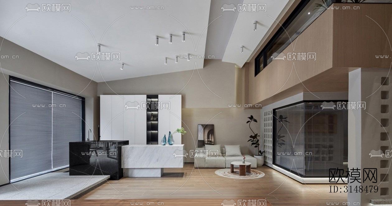 侘寂美容院效果图下载（渲染图9）