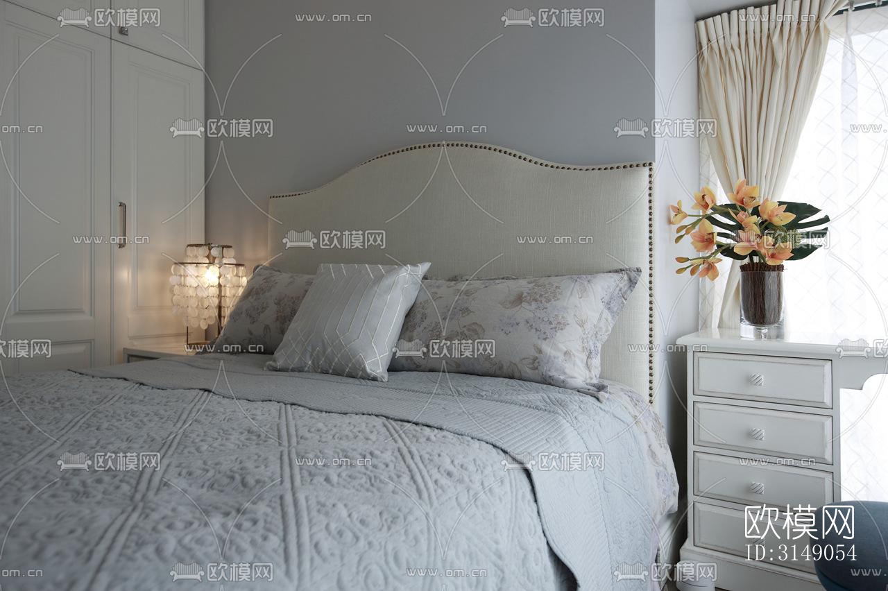 欧式平层效果图下载（渲染图19）