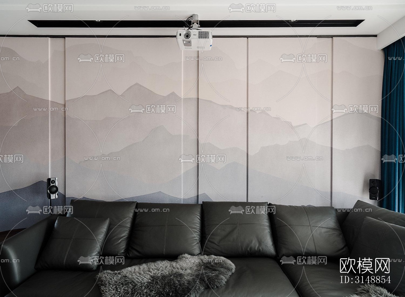 北欧平层效果图下载（渲染图15）