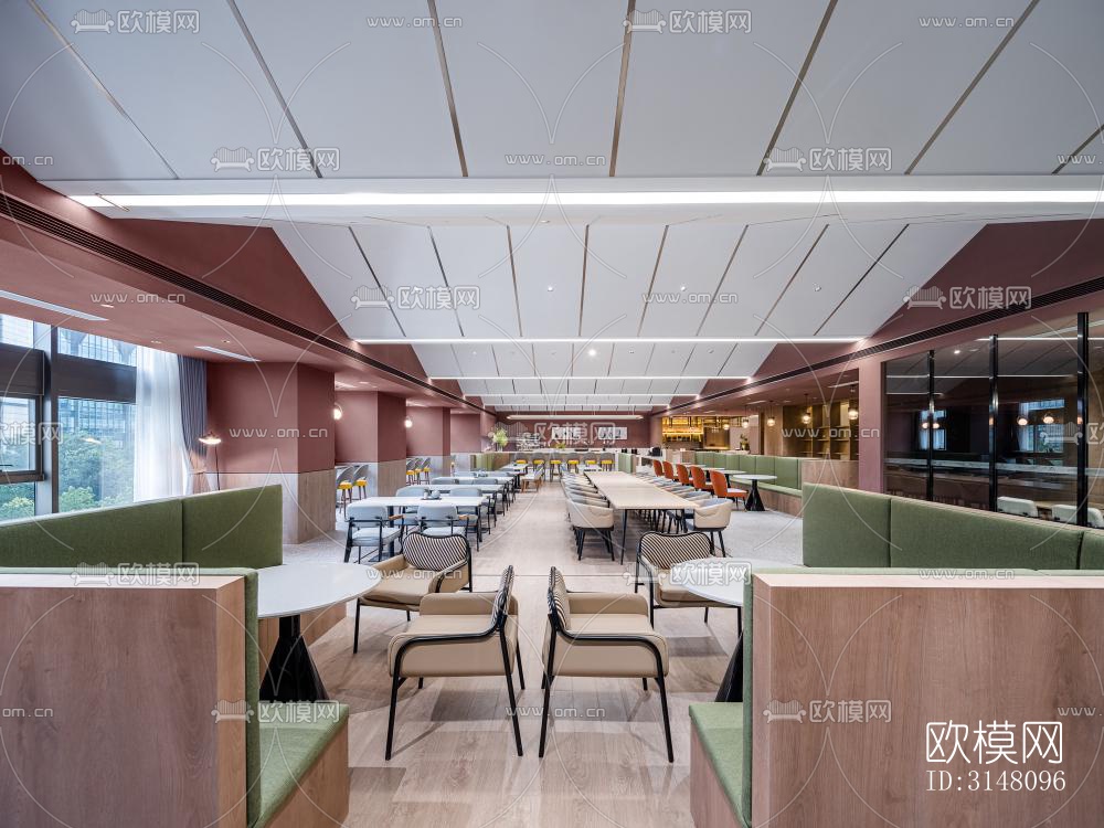 现代酒店民宿效果图下载（渲染图7）