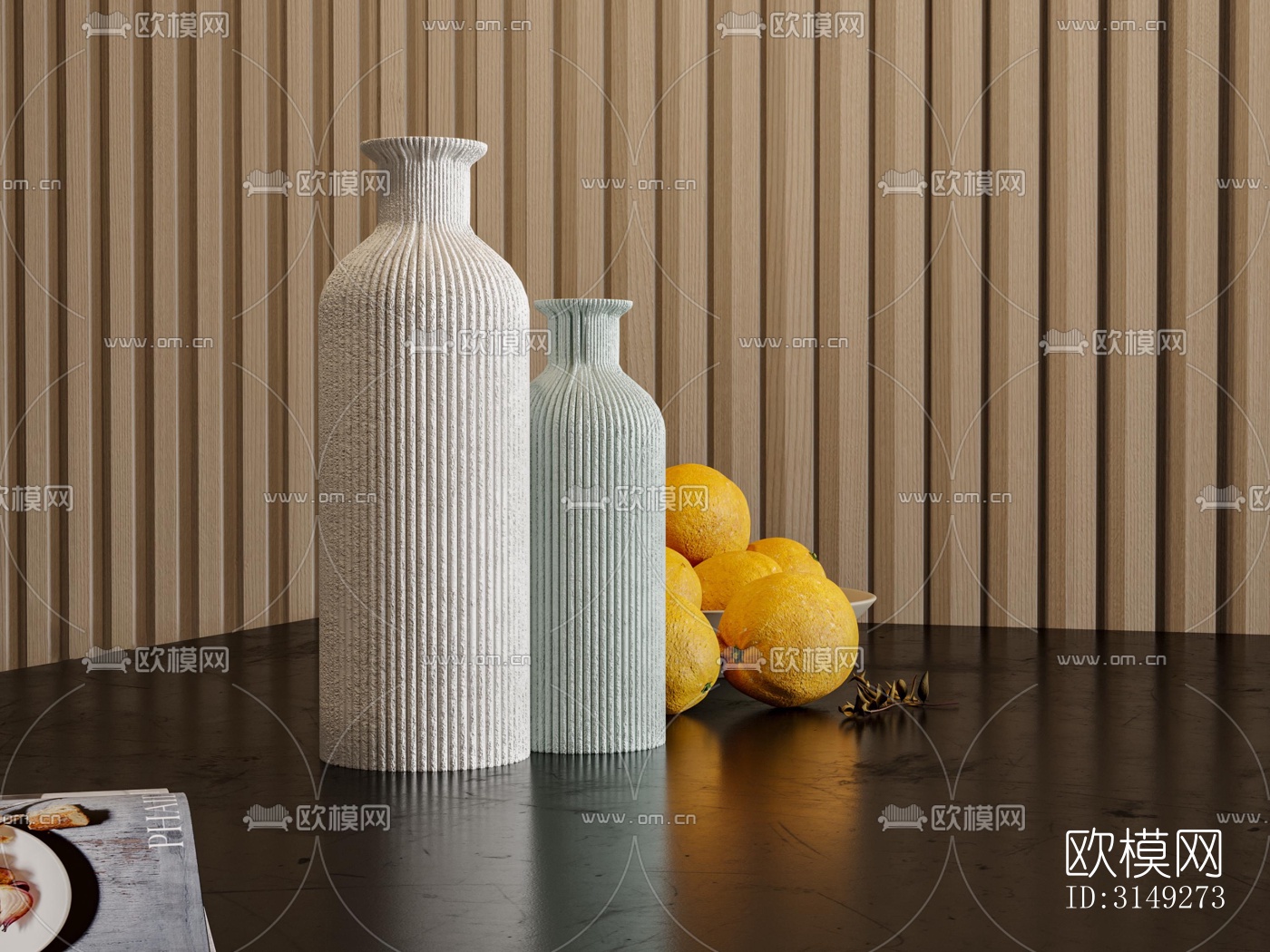 现代平层效果图下载（渲染图3）