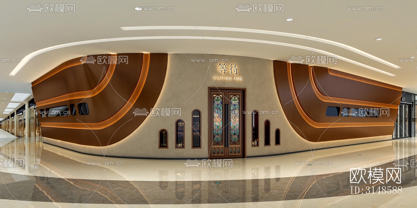 新古典酒吧效果图下载（渲染图3）