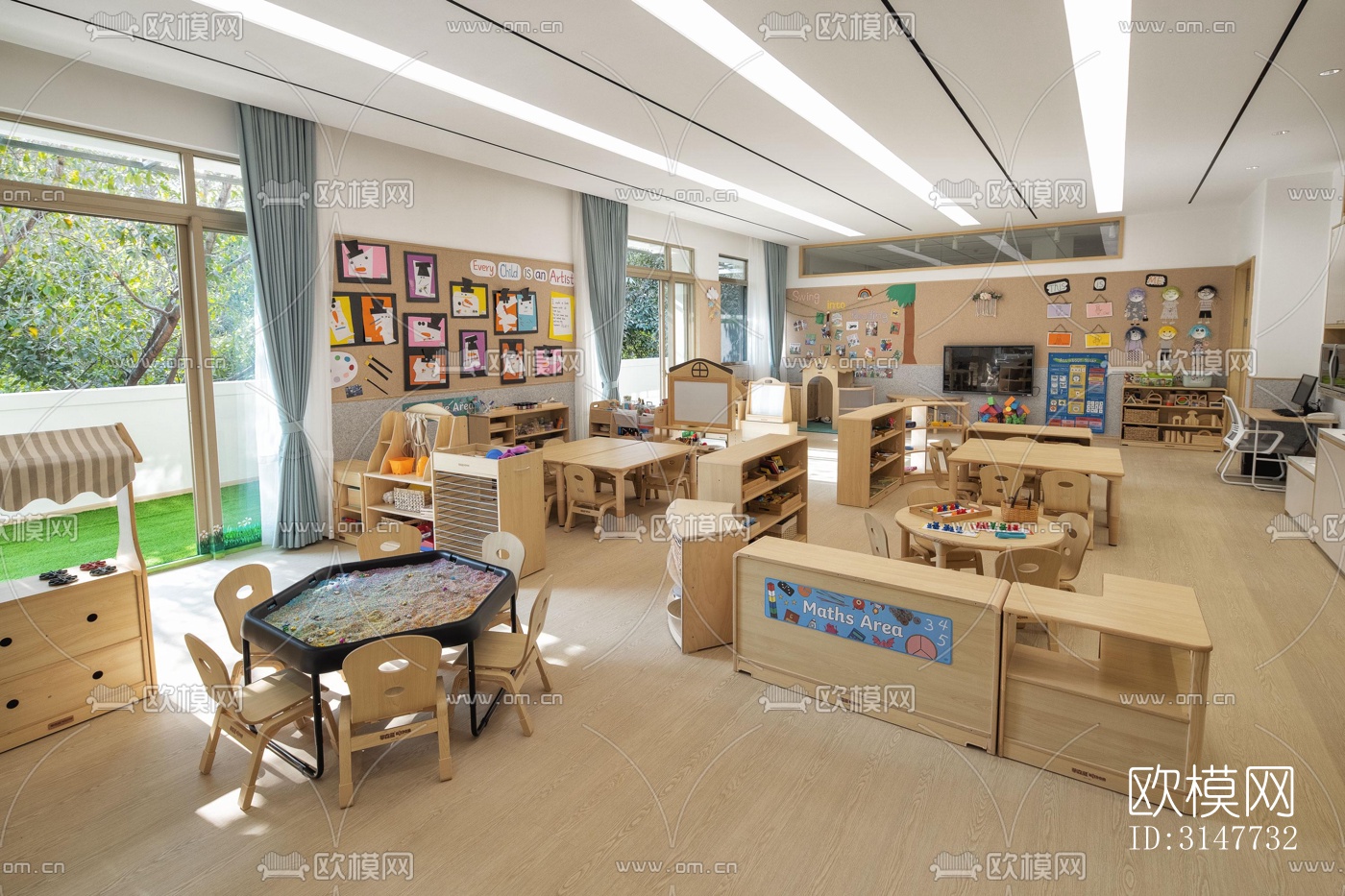 现代图书馆效果图下载（渲染图19）