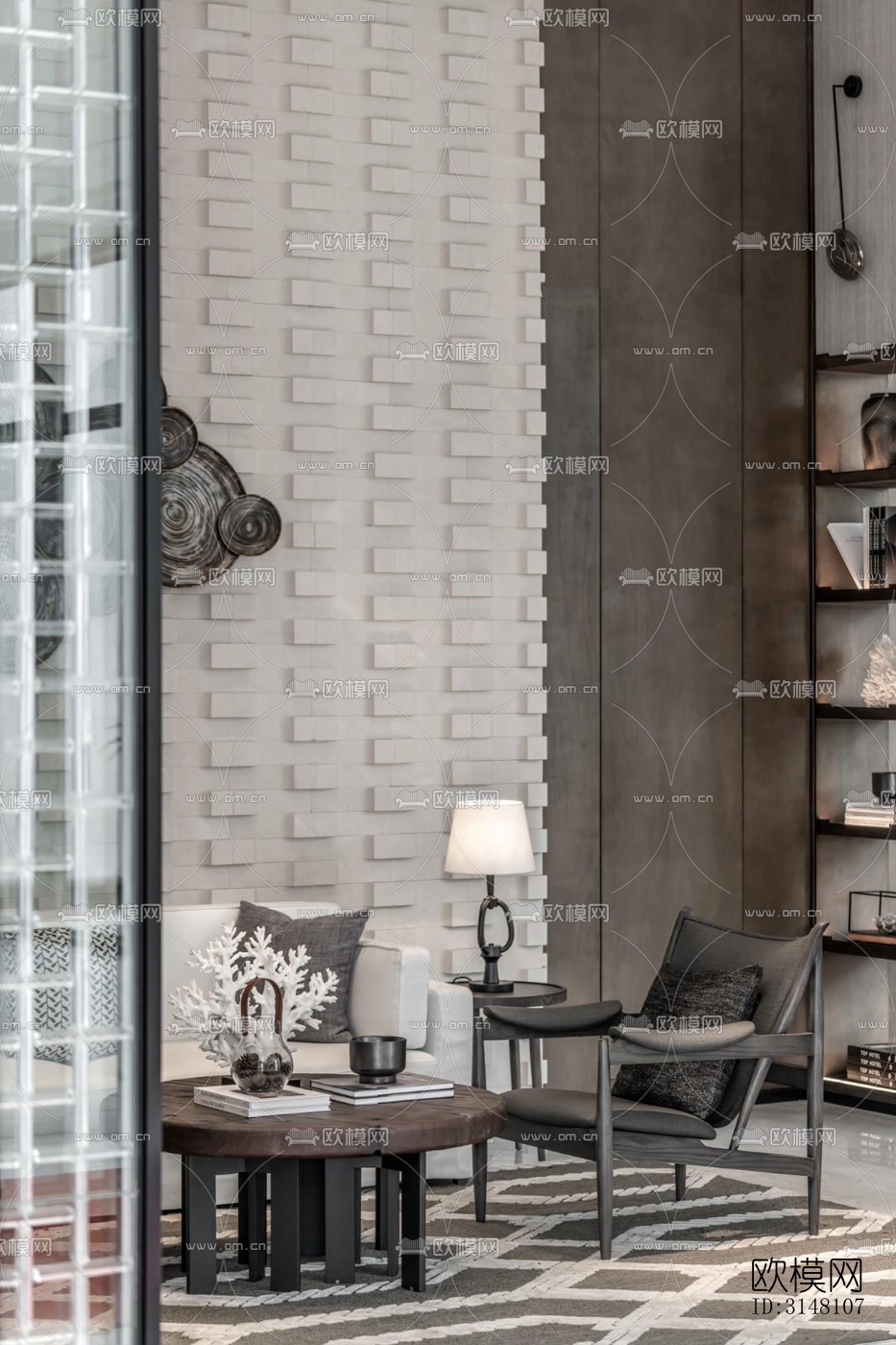 现代酒店民宿效果图下载（渲染图18）