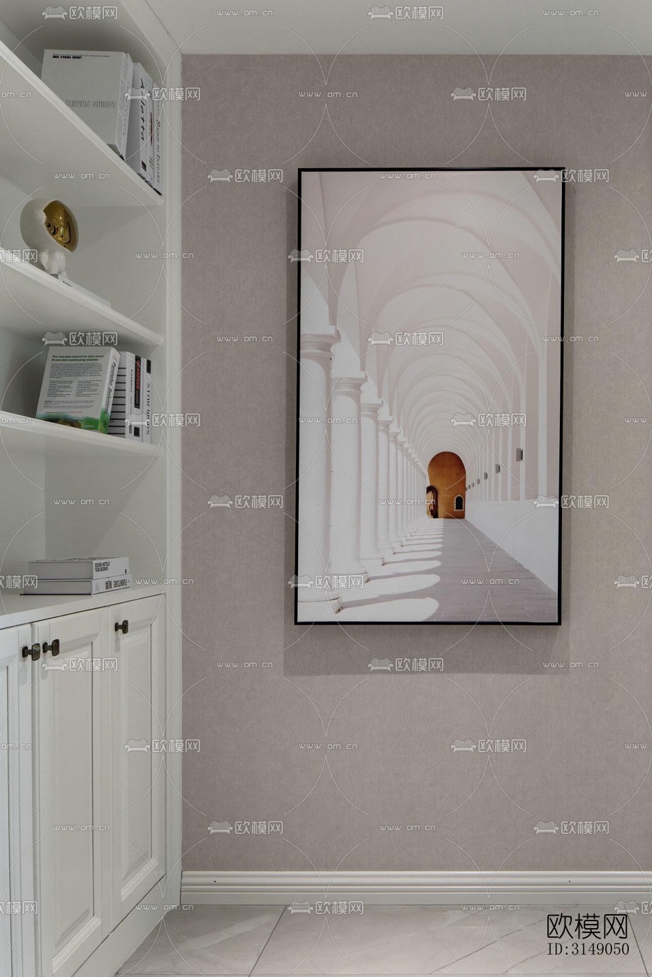 欧式平层效果图下载（渲染图10）