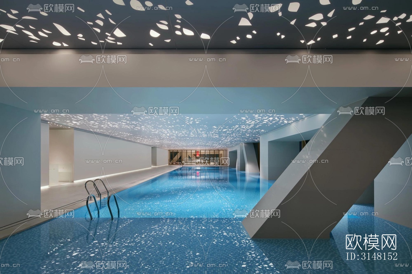 现代酒店民宿效果图下载（渲染图4）